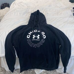 Black Chicago Under Armour hoodie